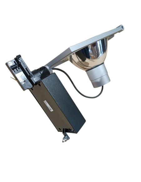 Iguzzini 3 4893 074 0 large track light 70w hit g12 electronic grey/black 220-240v flood 38°